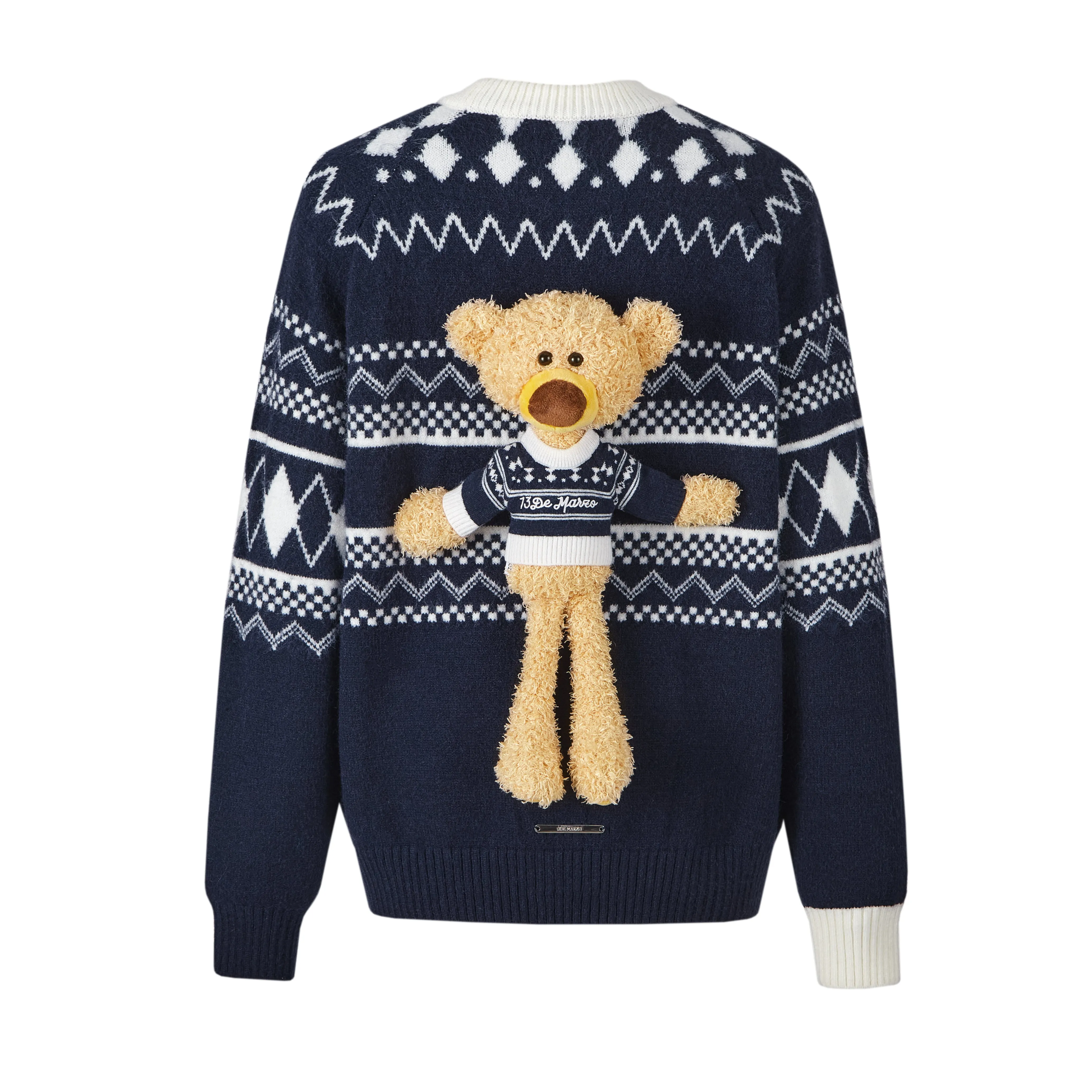 13DE MARZO Bear Exotic Nostalgia Sweater