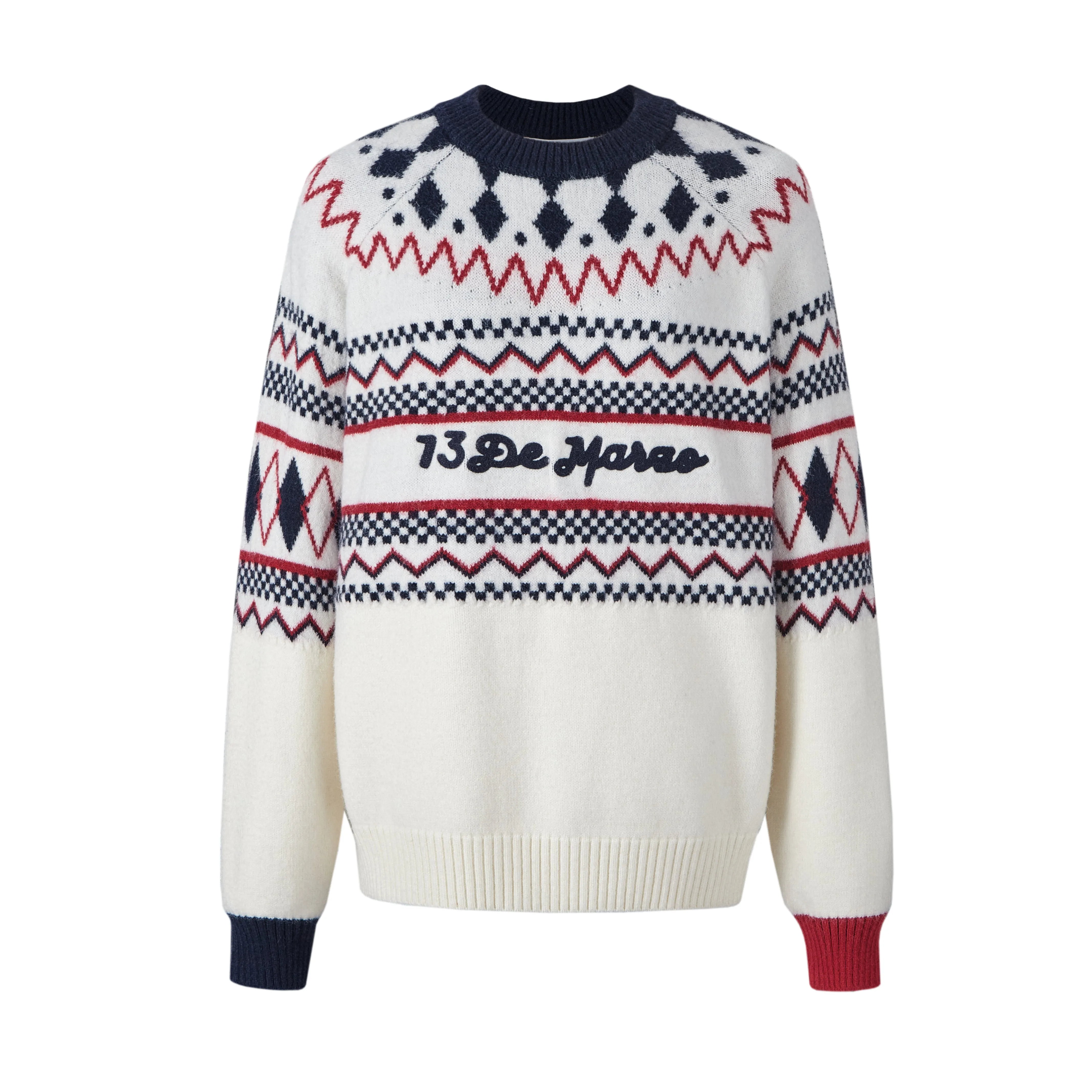 13DE MARZO Bear Exotic Nostalgia Sweater