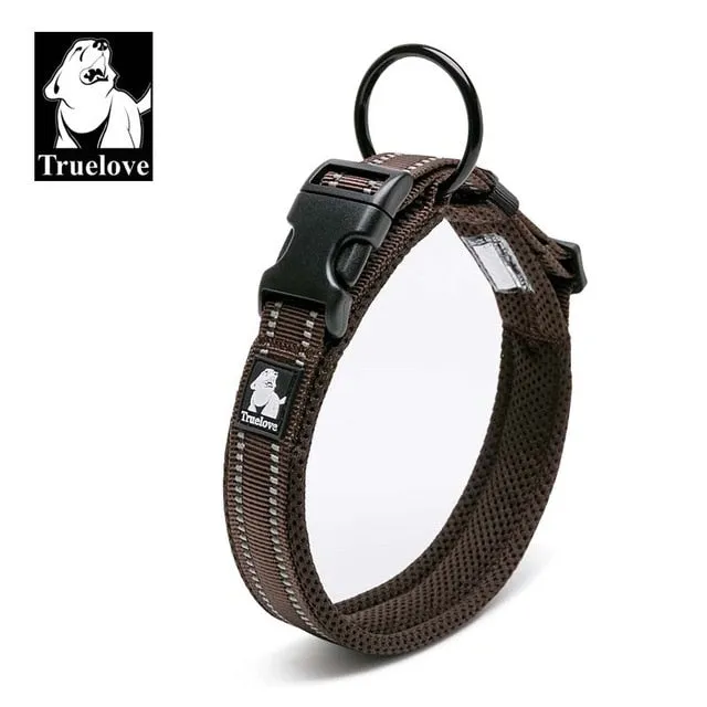 Adjustable Dog Collar Nylon Mesh Padded Collar