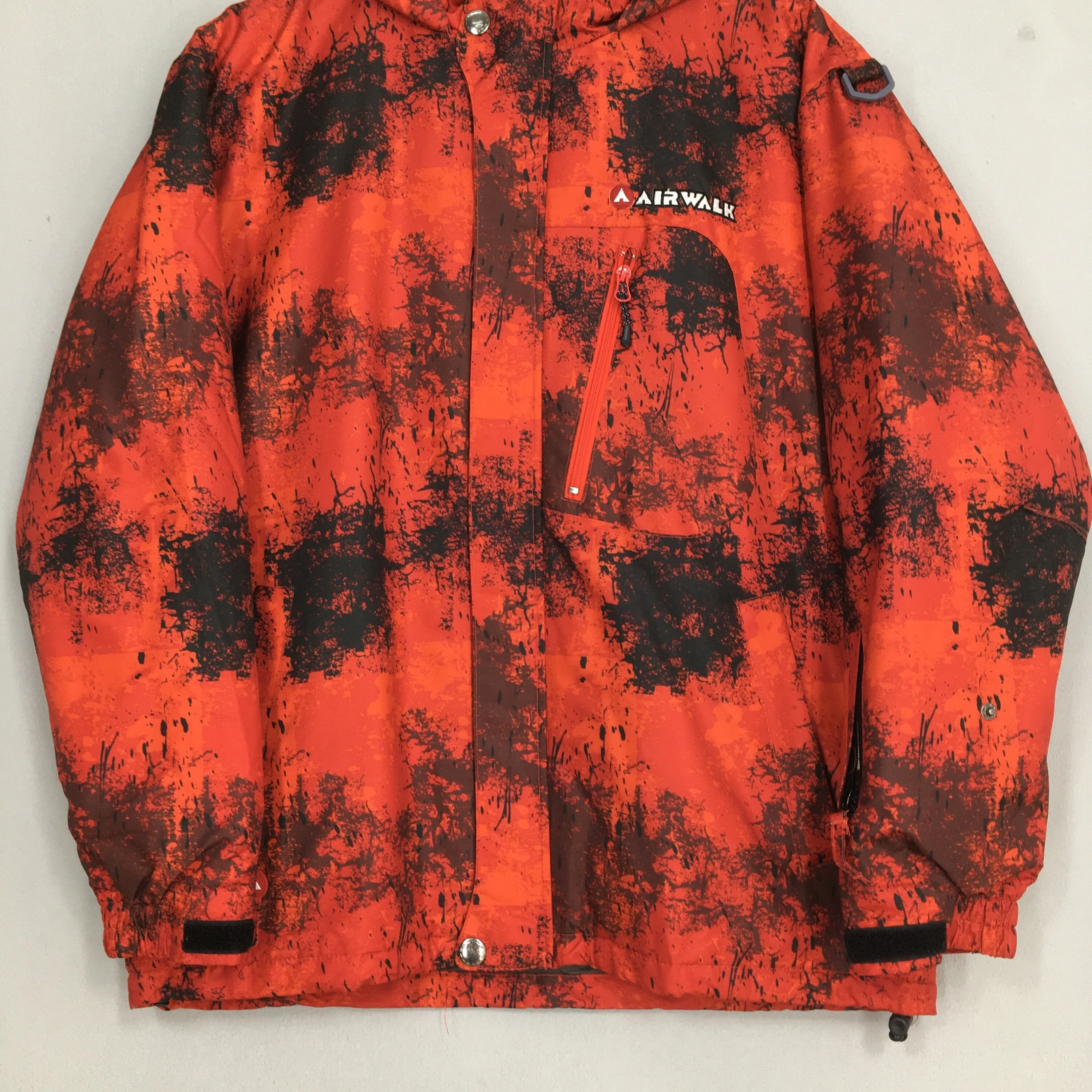 Airwalk Winter Bomber Red Hoodie Jacket Medium