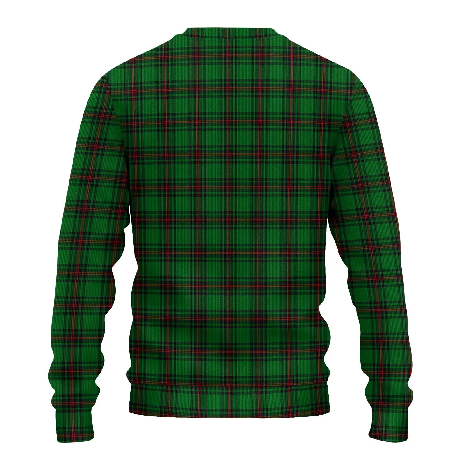 Anstruther Tartan Ugly Sweater with Family Crest