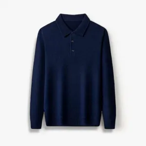 Antonios polo sweater with buttons