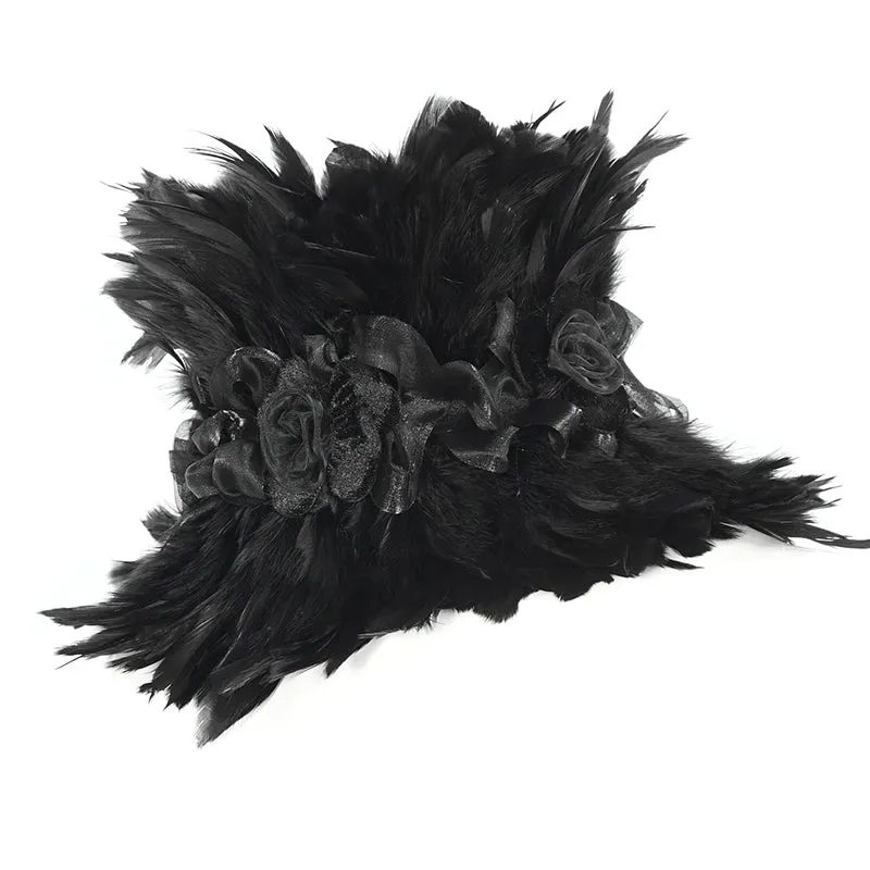 AS178 Gothic Feather Collar