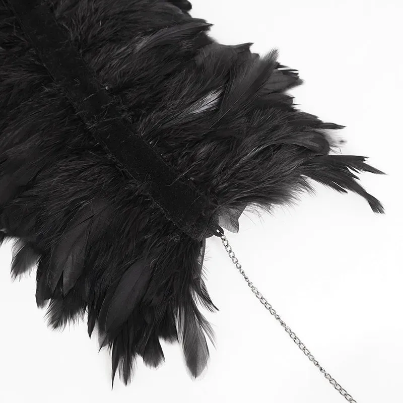 AS178 Gothic Feather Collar