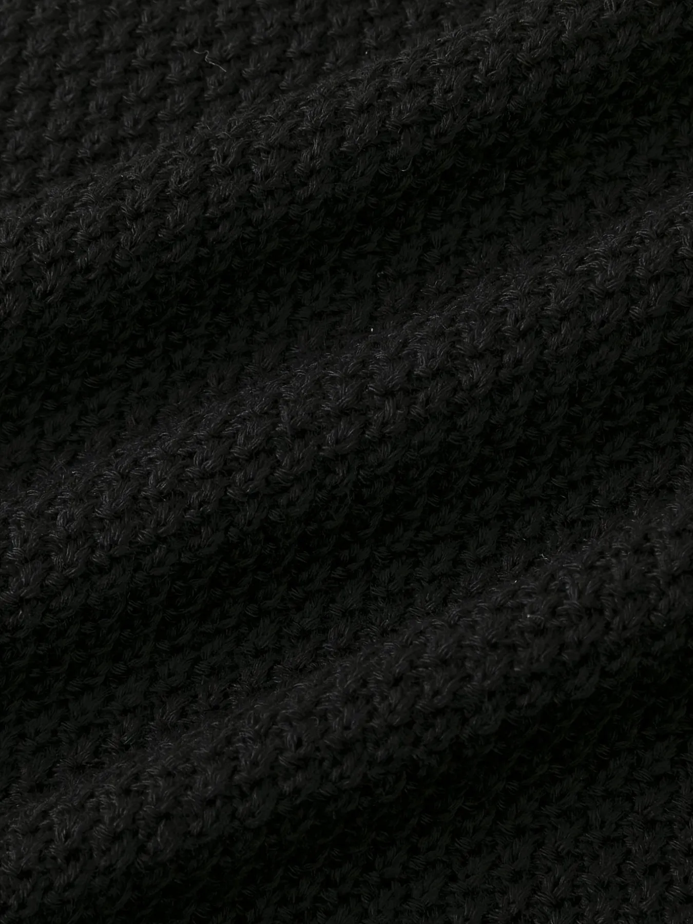Autumn And Winter Men's Knit Sweater Casual Long Sleeve Black Sweater