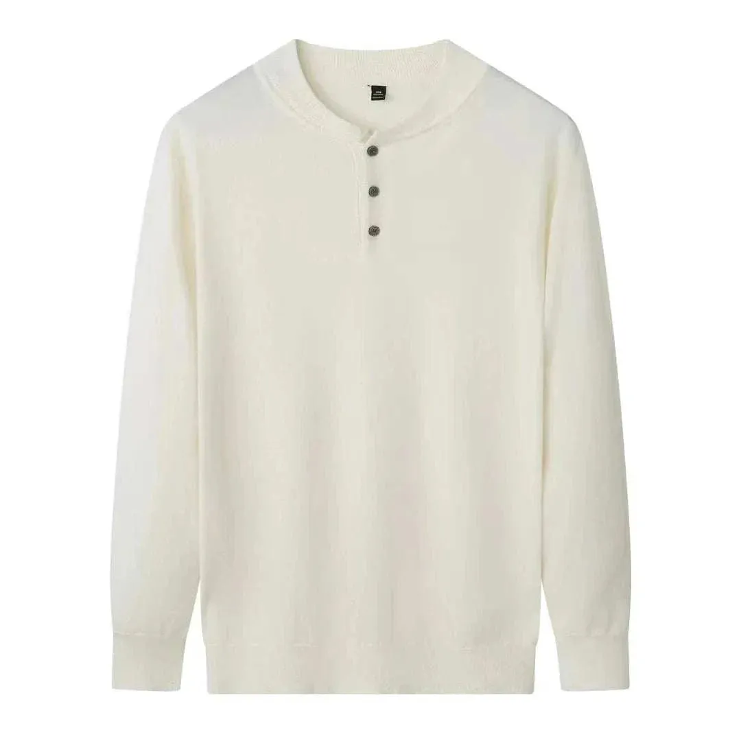 Autumn korean premium sweater with buttons