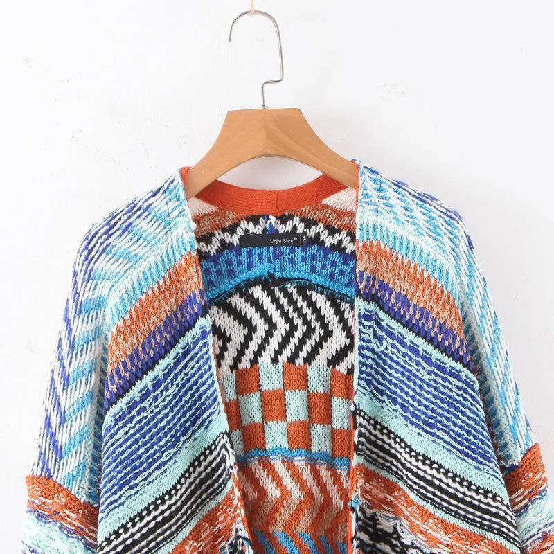Autumn women's new reverse-wearing cardigan sweater women