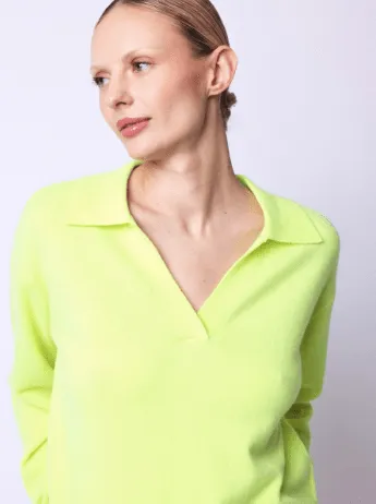 Berenice AmyPolo Sweater in Citrus Punch