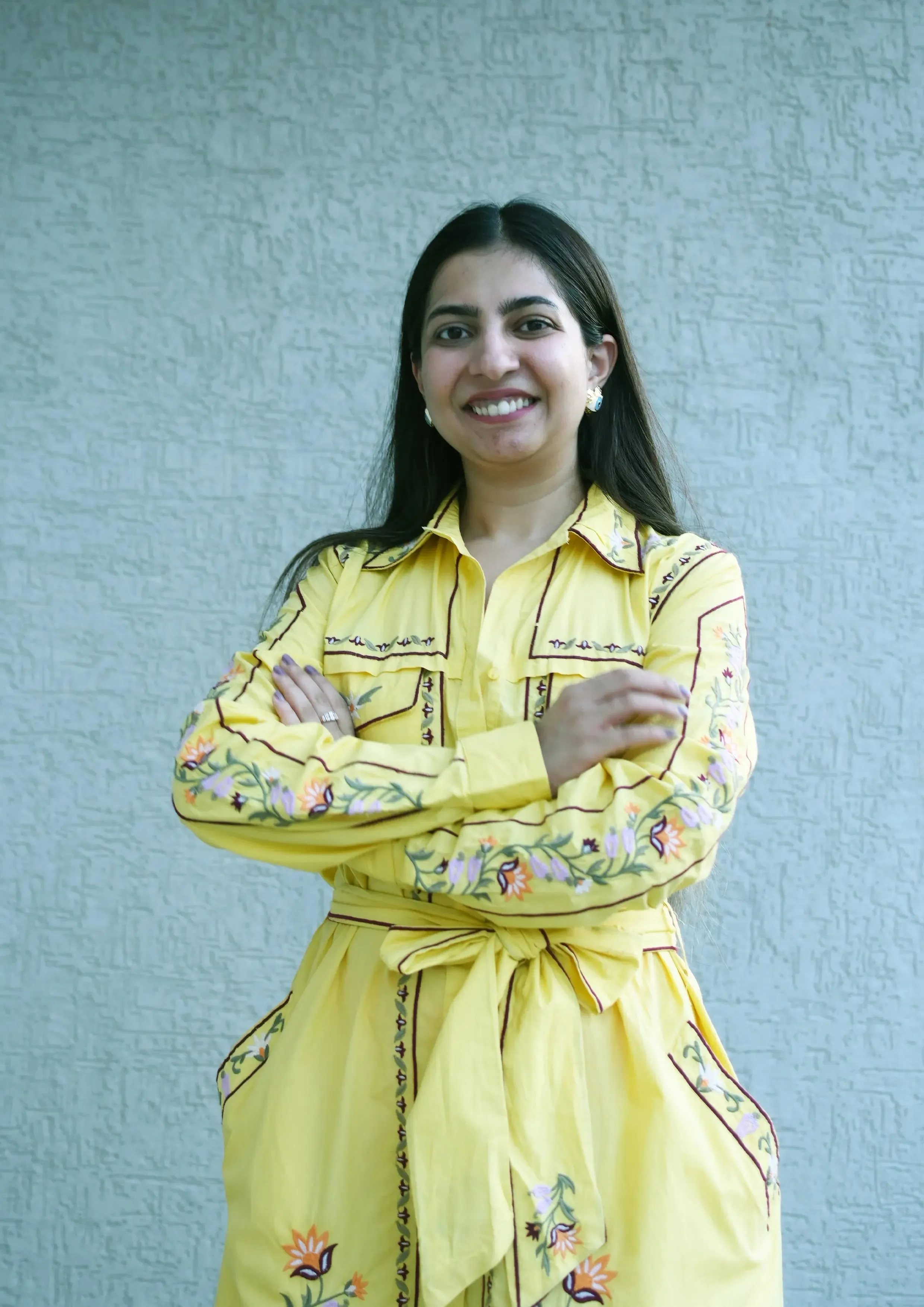Chameleon dress-yellow
