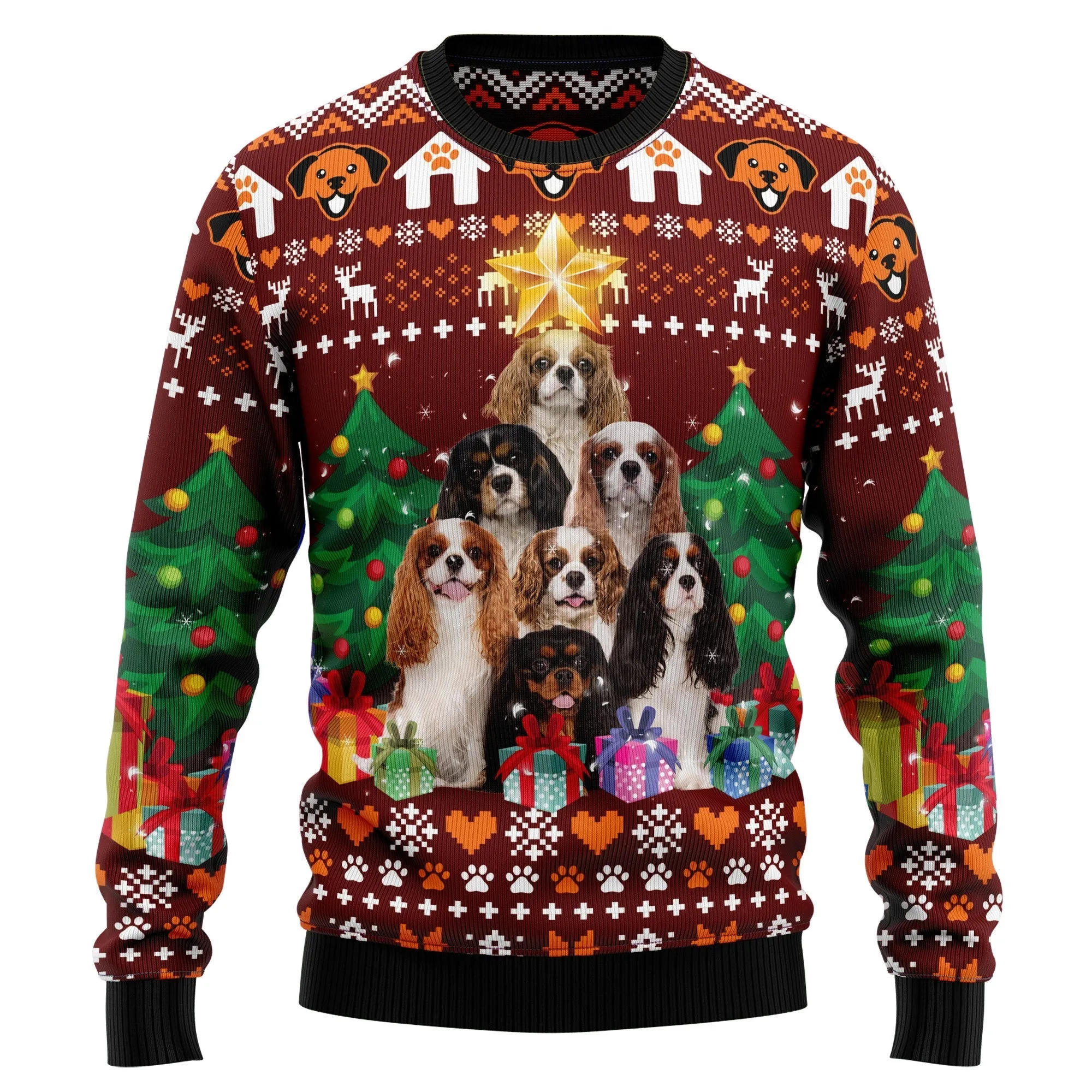 Christmas Sweater JulesRoche All-Over Print Holiday Style