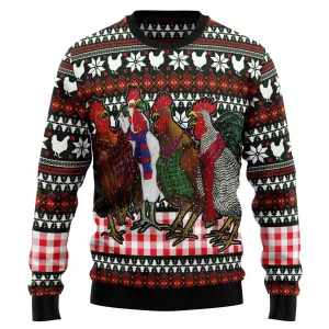 Christmas Ugly Sweater JulesRoche Festive All-Over Print Cozy Wear