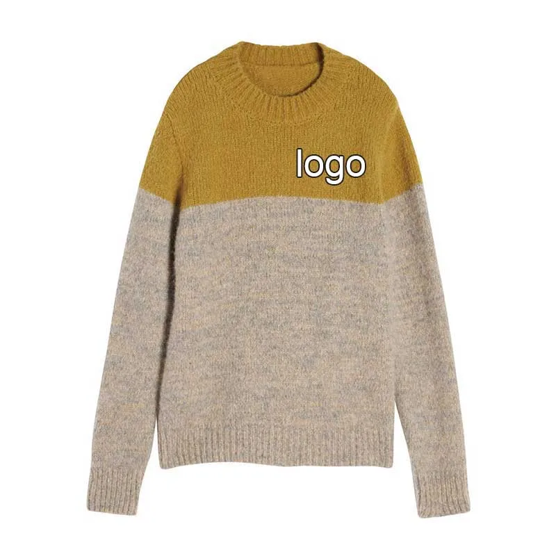 Custom Logo Men's Knit Pullover Sweater - OEM/ODM 100% Cotton Knit Sweater Manufacturer