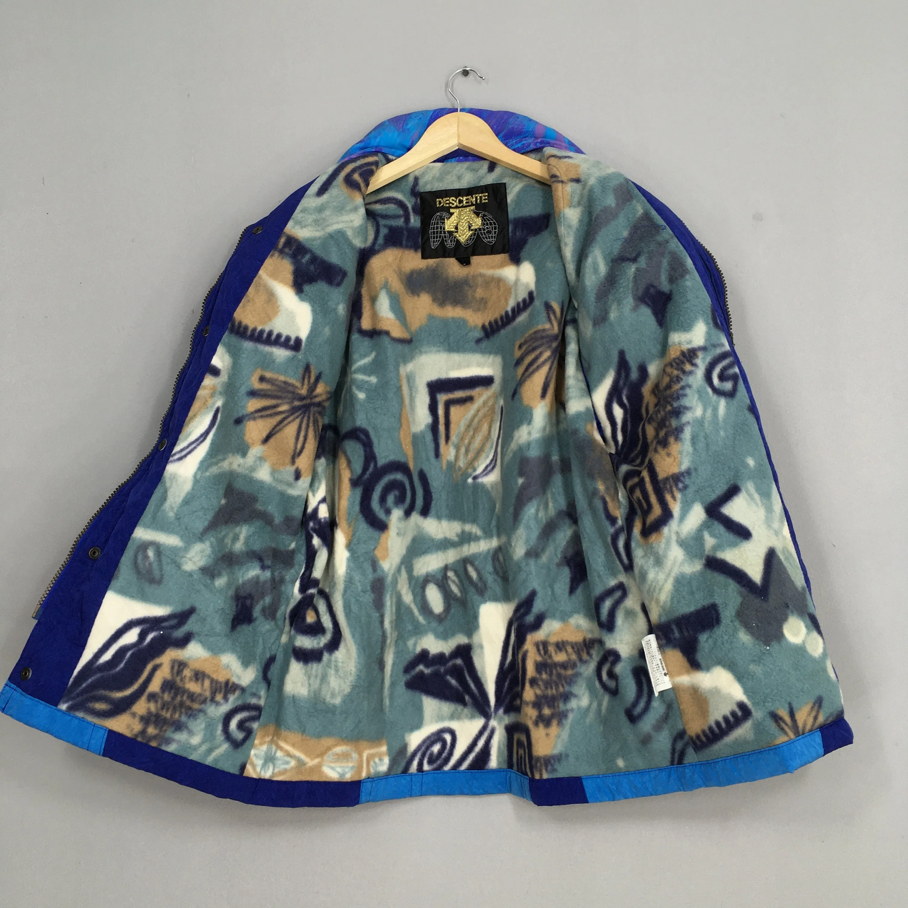 Descente Hoodie Ski Bomber Parka Jacket Skiing Large