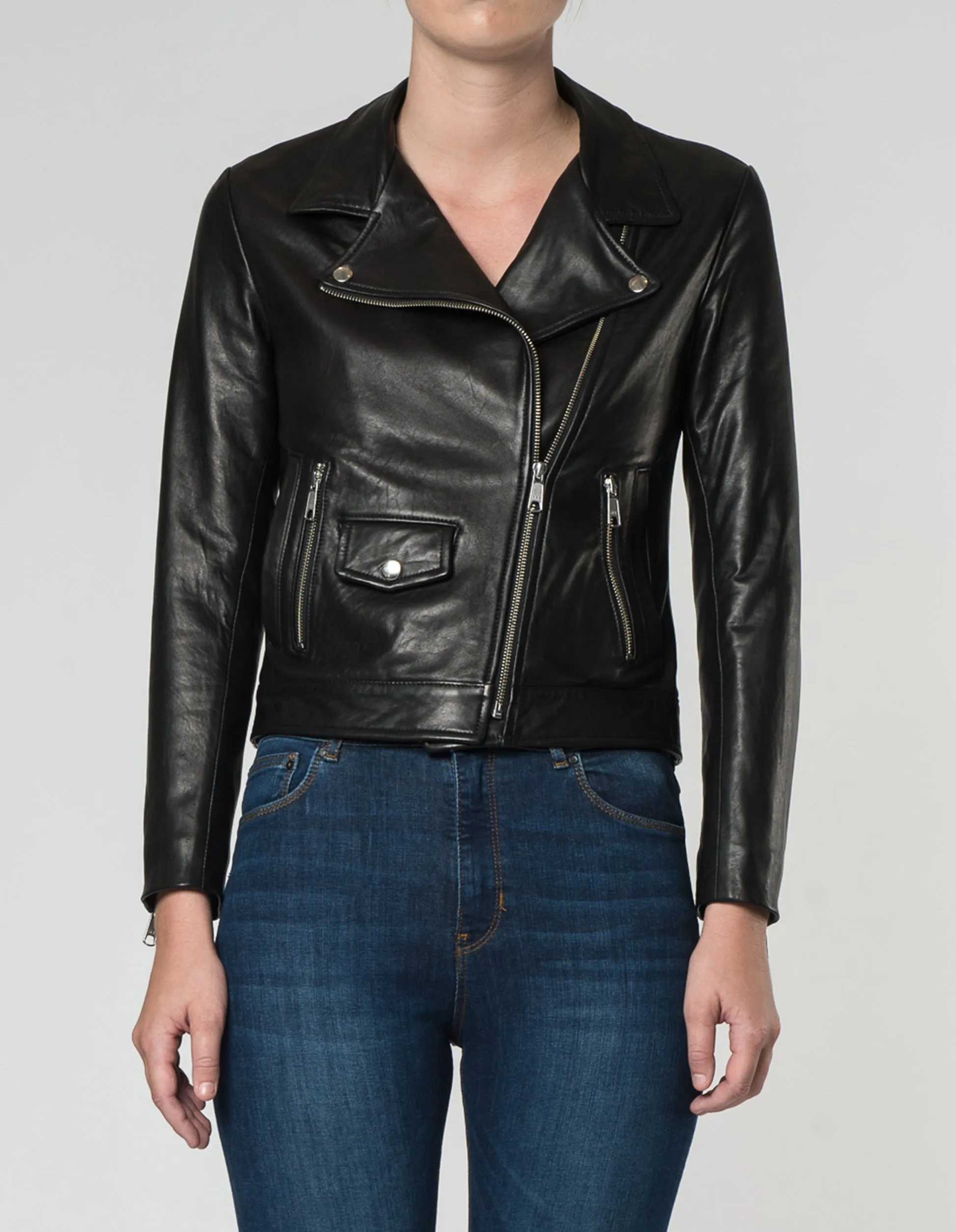 Didier Biker Jacket - Jet Black