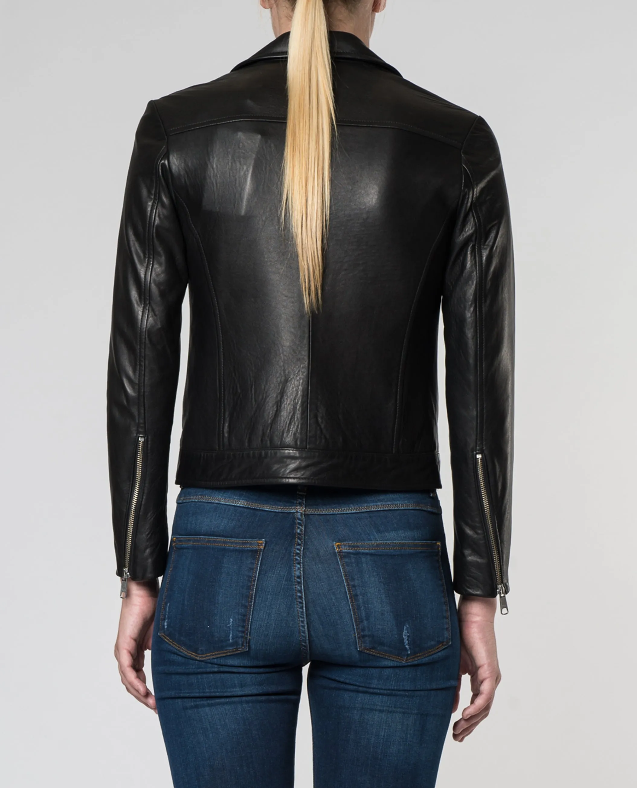 Didier Biker Jacket - Jet Black