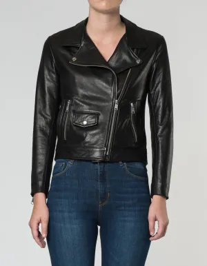 Didier Biker Jacket - Jet Black
