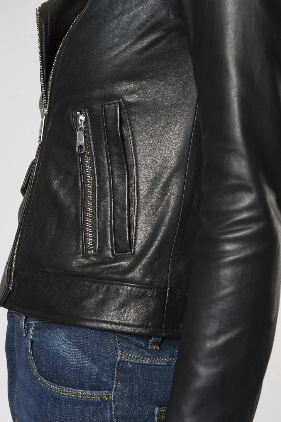 Didier Biker Jacket - Jet Black