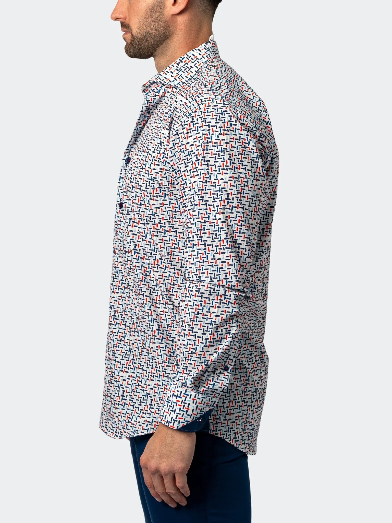 Einstein Random Stretch White