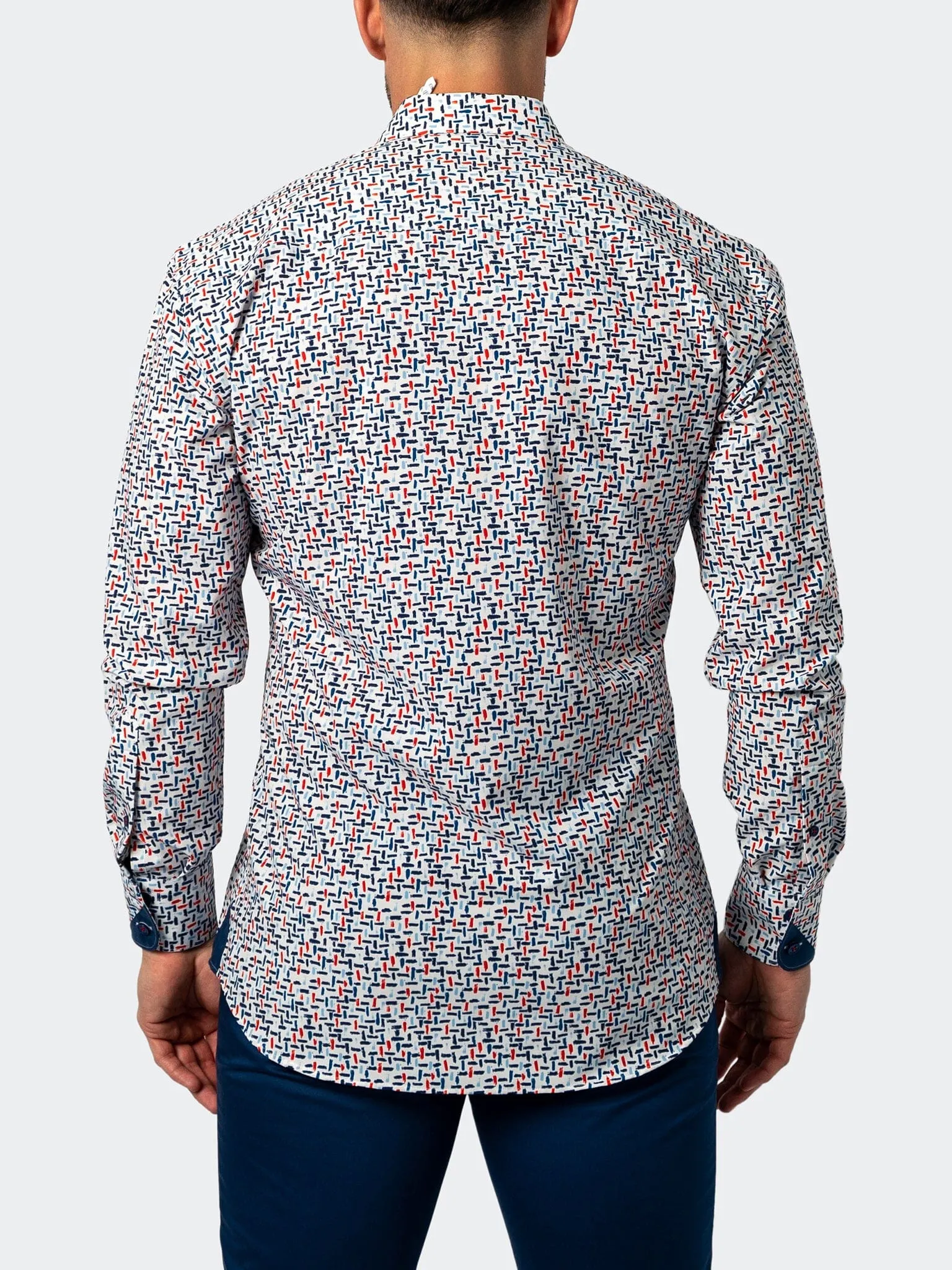 Einstein Random Stretch White