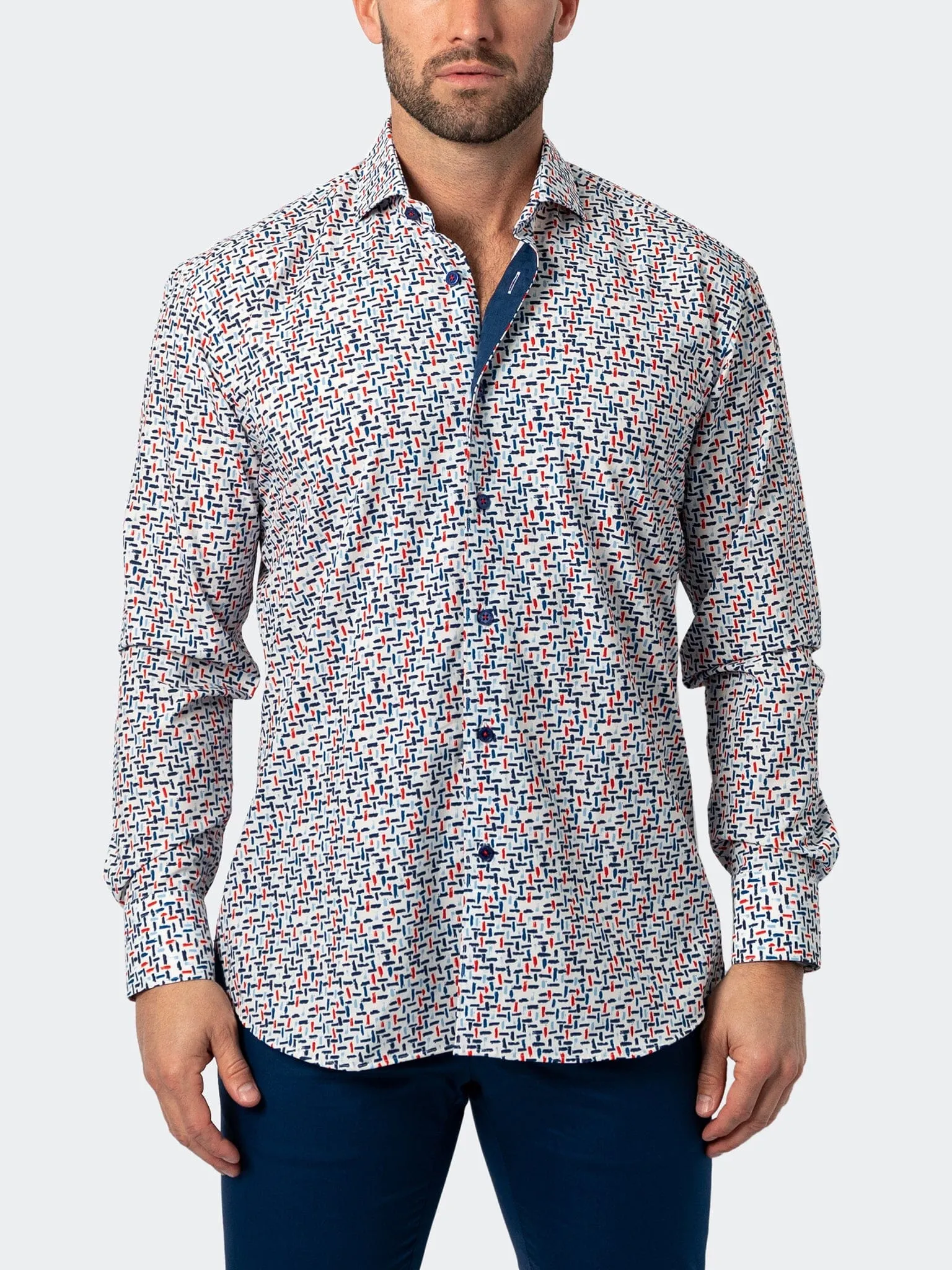 Einstein Random Stretch White