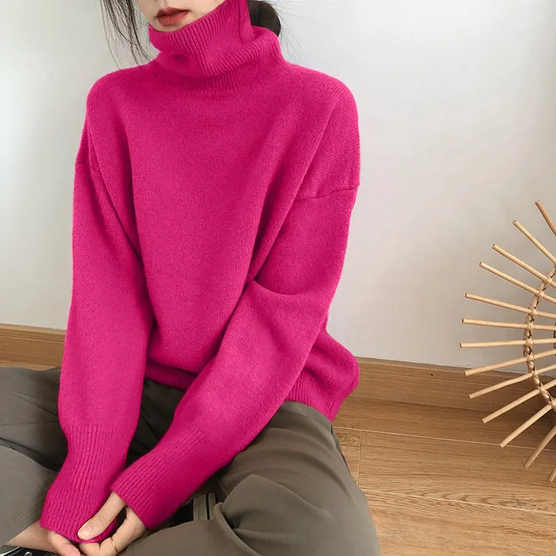 Elegant Turtle Neck Sweater