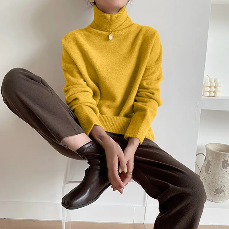 Elegant Turtle Neck Sweater