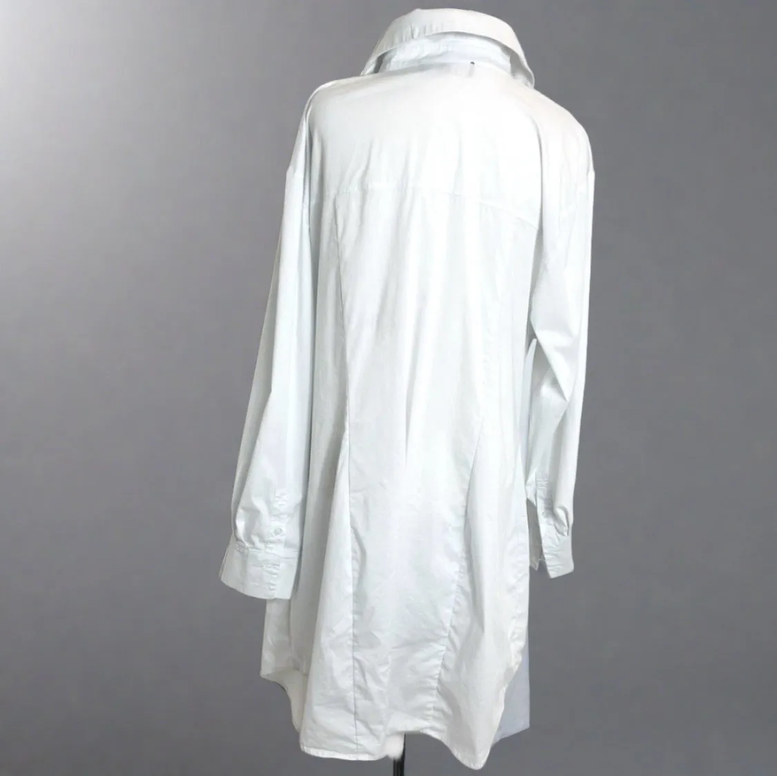 Eloquii Oversized Shirt Dress with Open Front