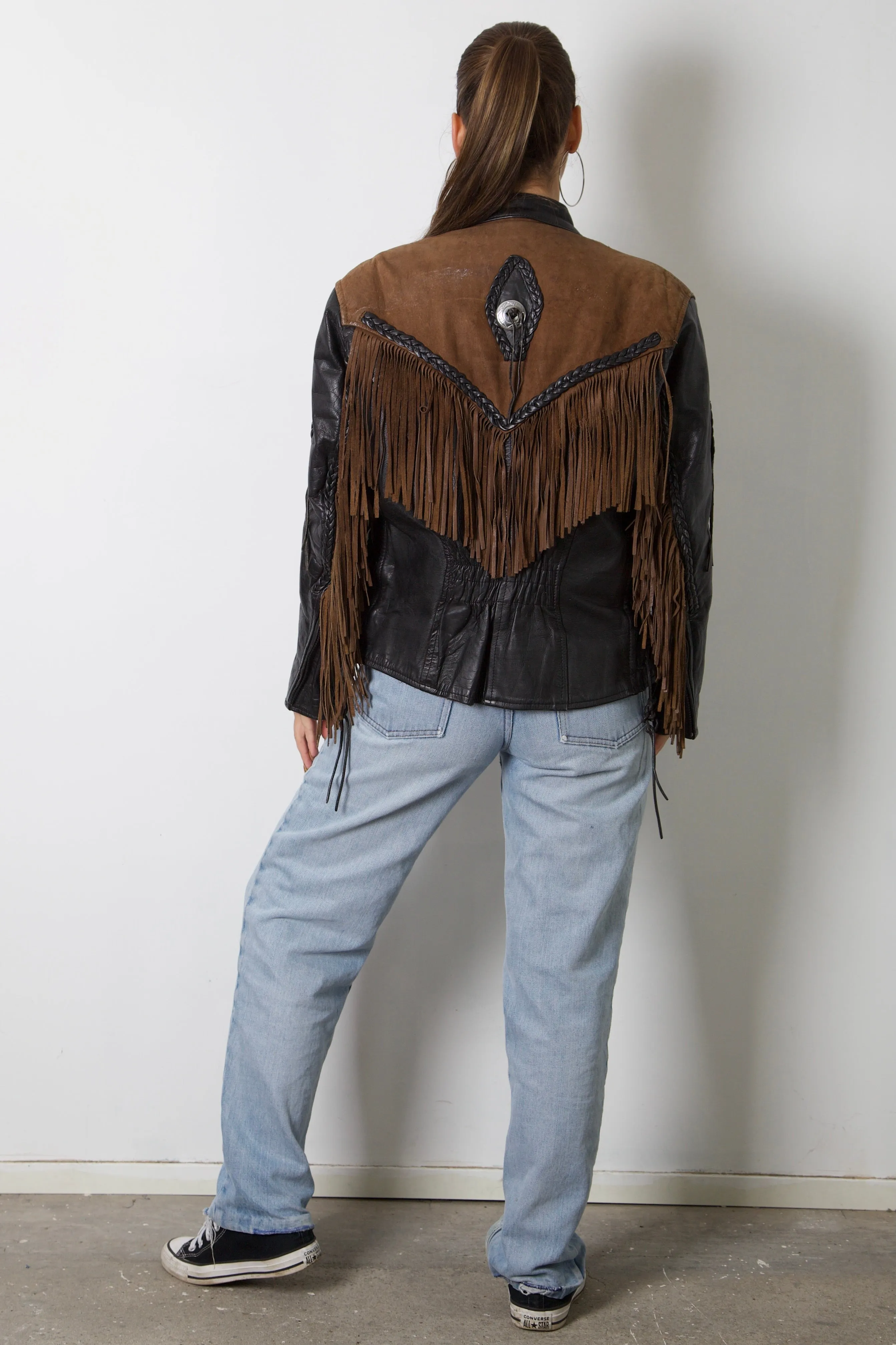 Fringe Leather Jacket