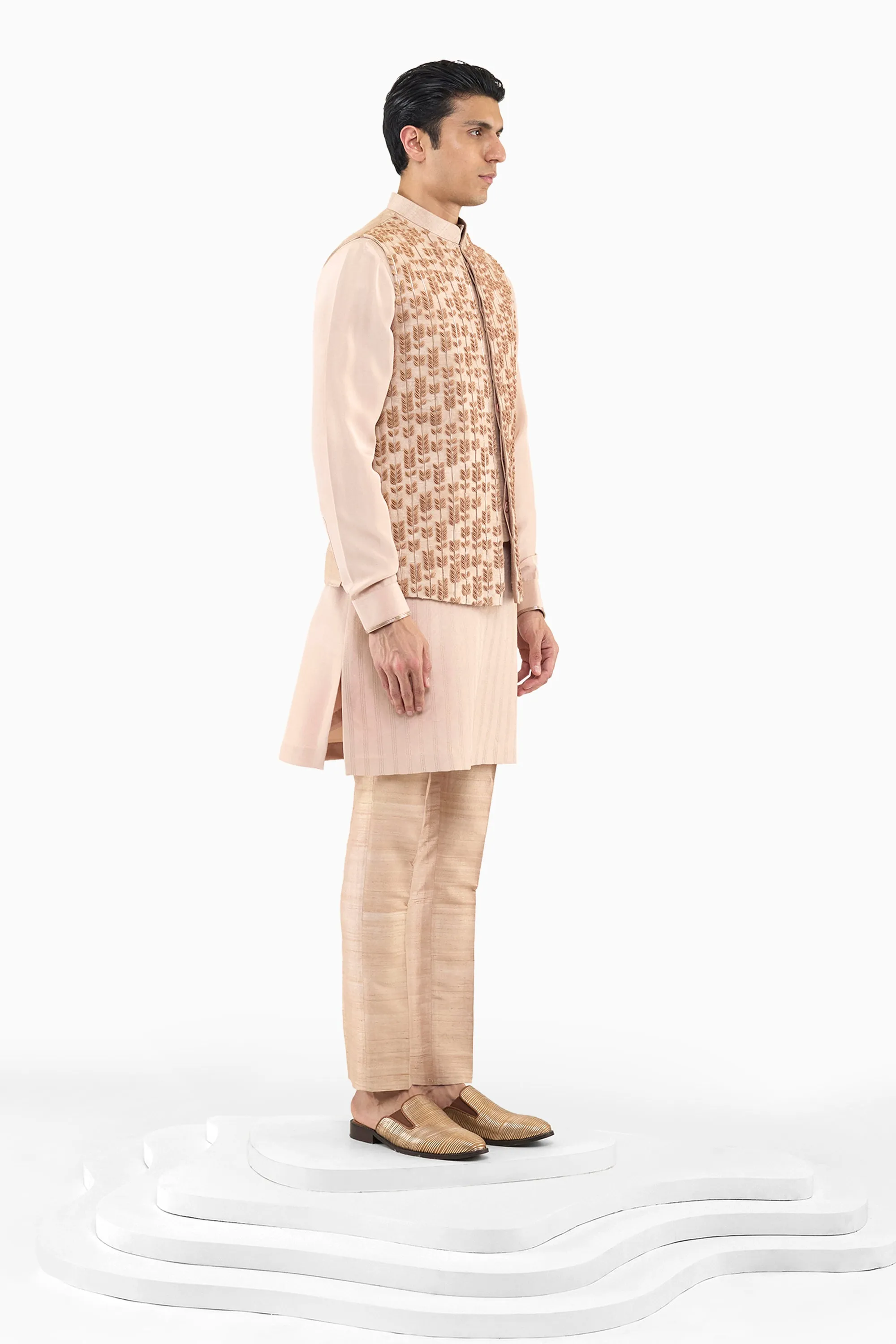 FRONT LEAF PETAL NEHRU JACKET