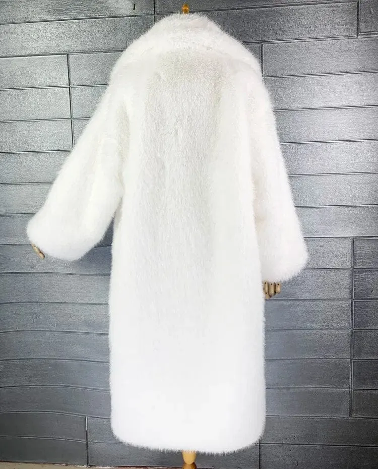 Gina Long Oversized Fur Coat