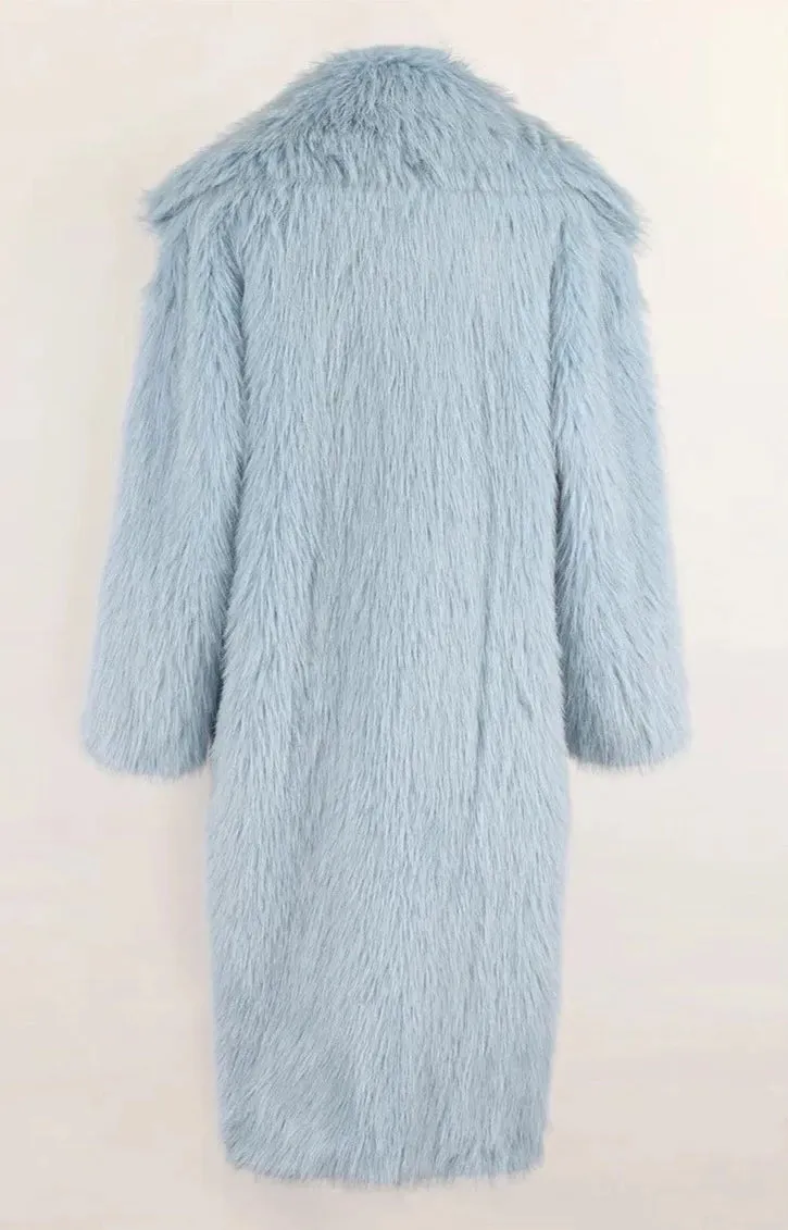 Gina Long Oversized Fur Coat