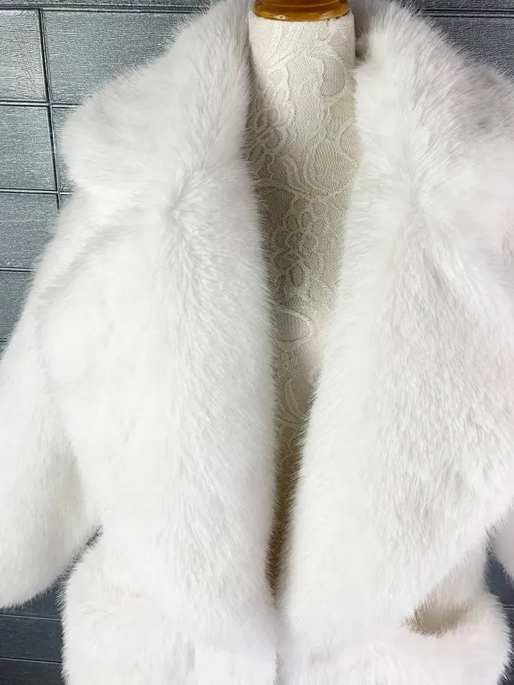 Gina Long Oversized Fur Coat