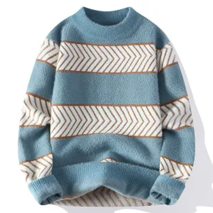 Herringbone Half Turtleneck Sweater