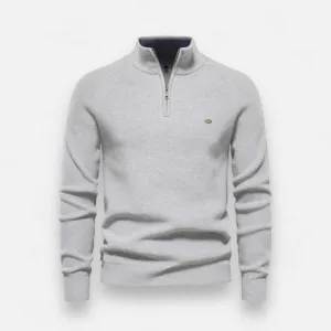 High-collar autumn/winter sweater