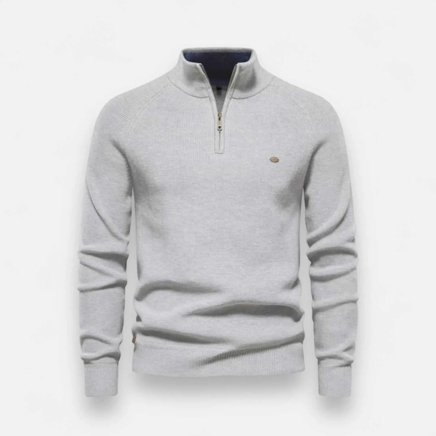 High-collar autumn/winter sweater