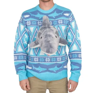 JulesRoche Ugly Christmas Sweater 3D Shark Plushie