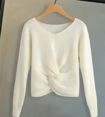 Knitted Wraped Sweater