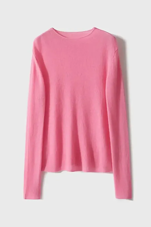 Lightweight Cashmere Crew Neck Sweater