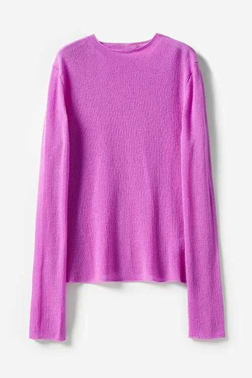 Lightweight Cashmere Crew Neck Sweater
