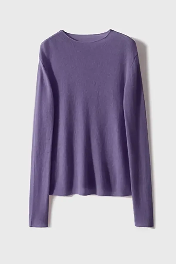 Lightweight Cashmere Crew Neck Sweater