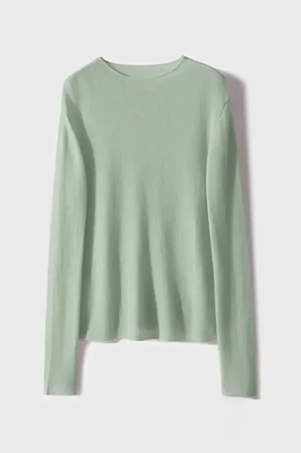 Lightweight Cashmere Crew Neck Sweater