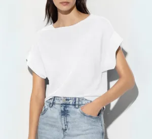 Luisa Cerano - Cotton Blend Sweater in White