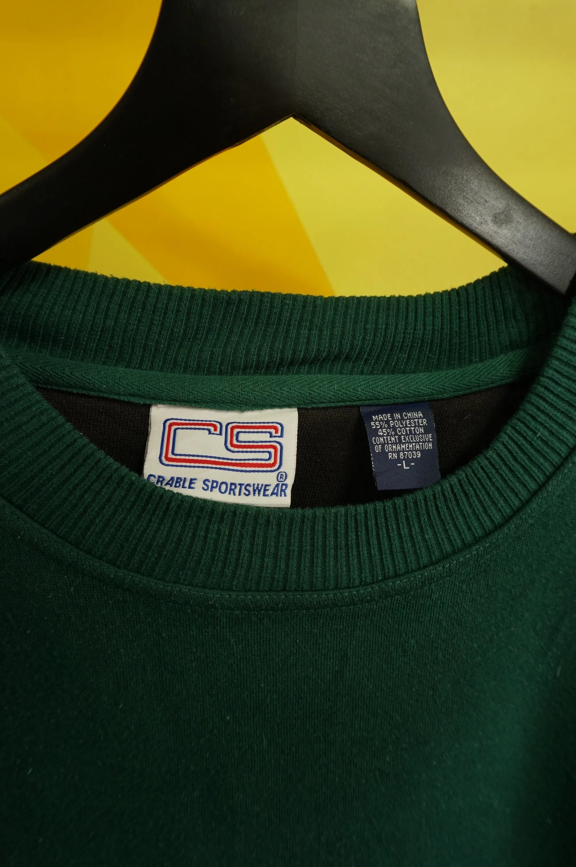 (L/XL) Miami Hurricanes Script Crewneck