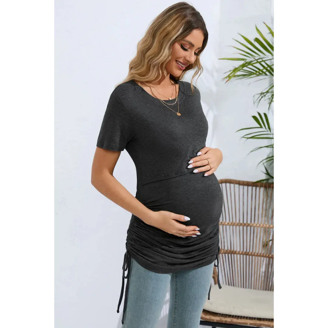 Maternity Short Sleeve T-Shirt Dress