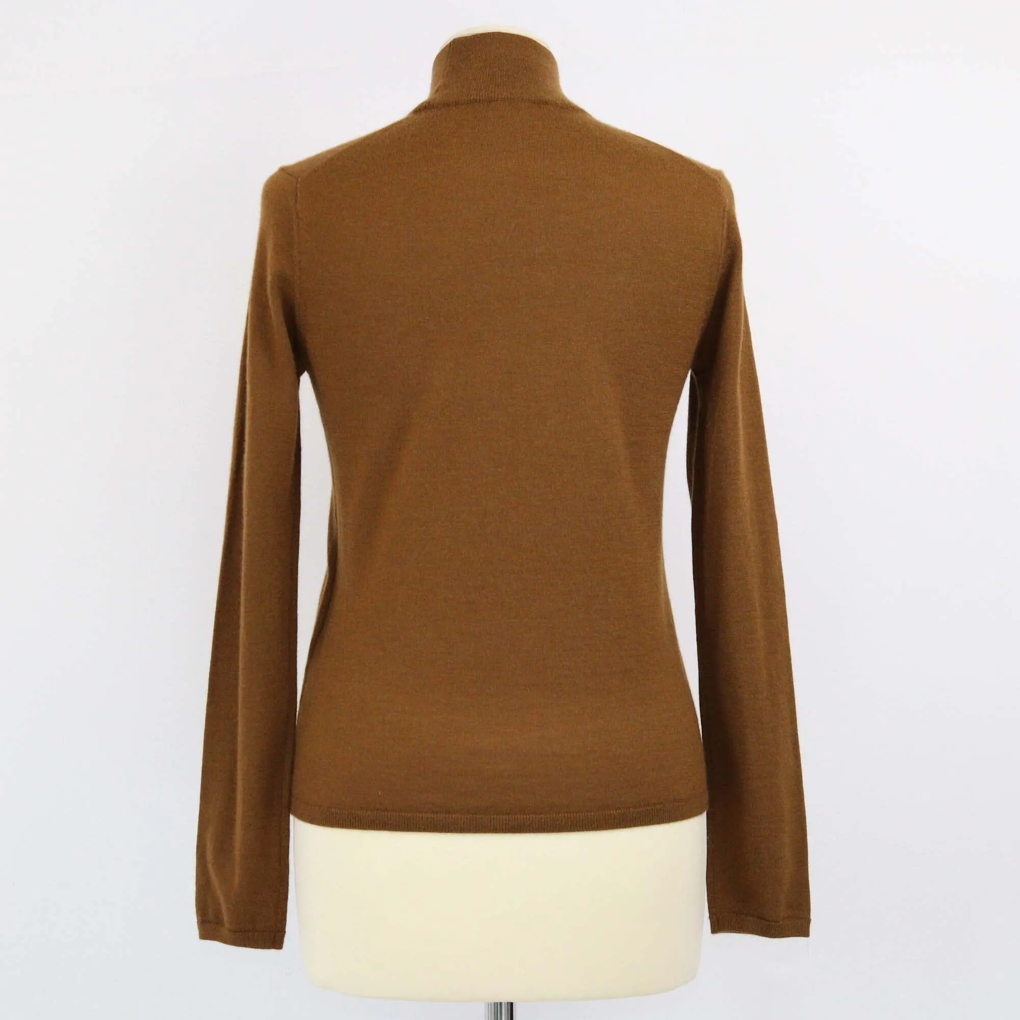 Max Mara Brown Turtleneck Patroni Sweater