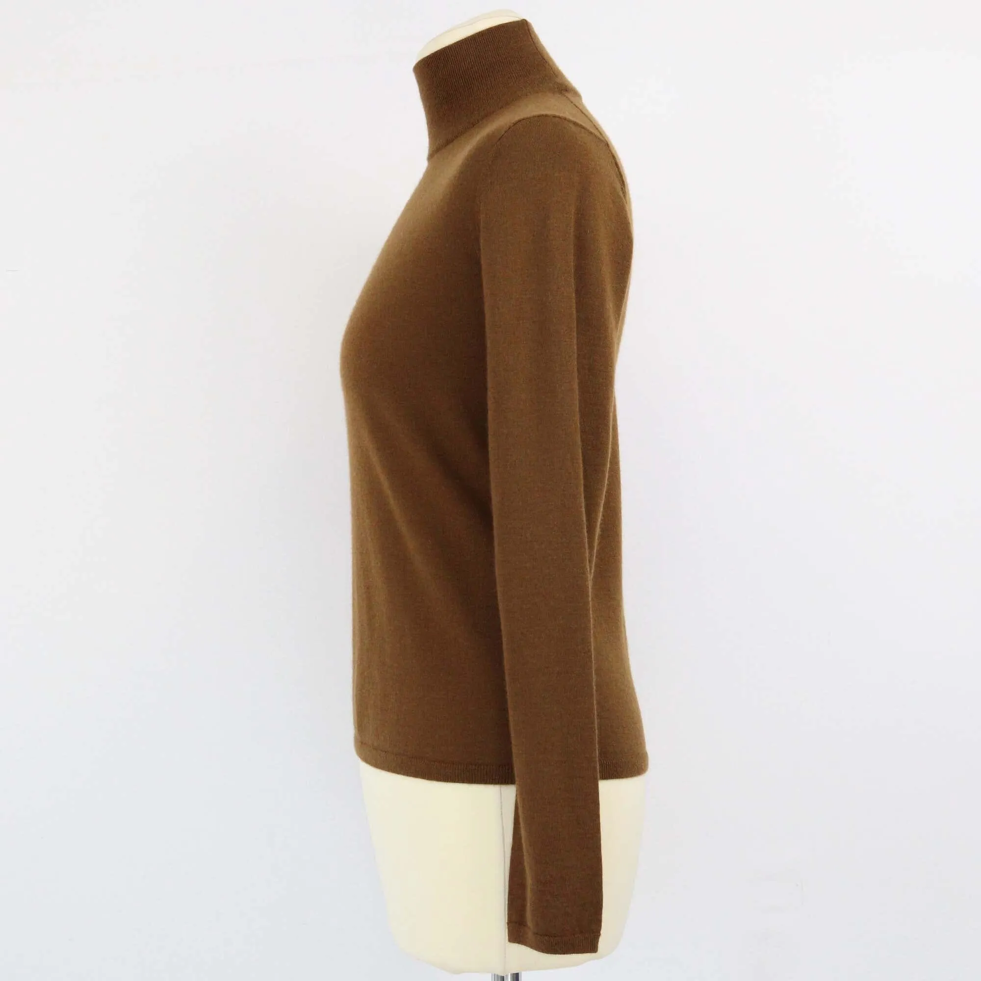 Max Mara Brown Turtleneck Patroni Sweater