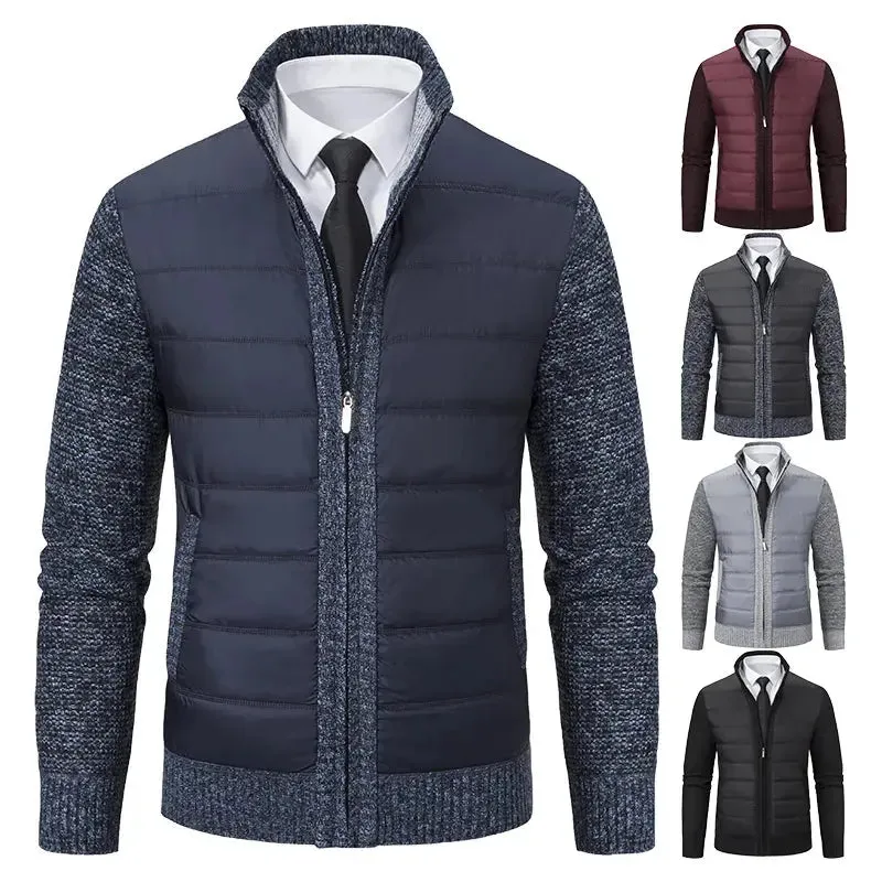 Men's Zip-Up Cozy Cardigan Sweater