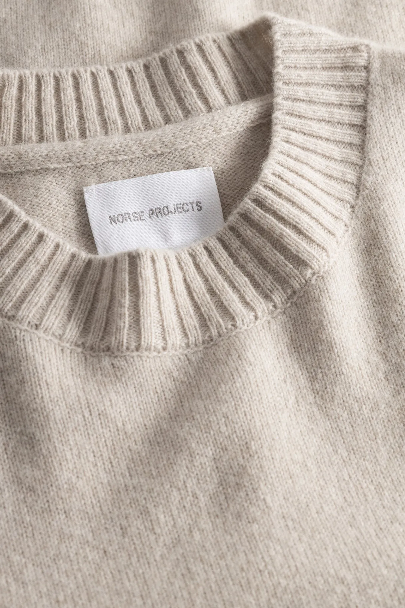 Norse Projects - Norse Standard Merino Lambswool Sweater - Oatmeal