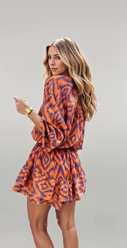Oriana | Turtleneck Jersey Dress