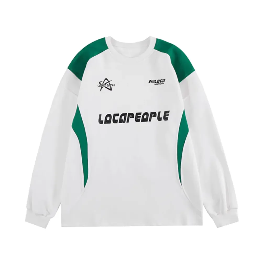 "American Street Color Contrast" Sweatshirt